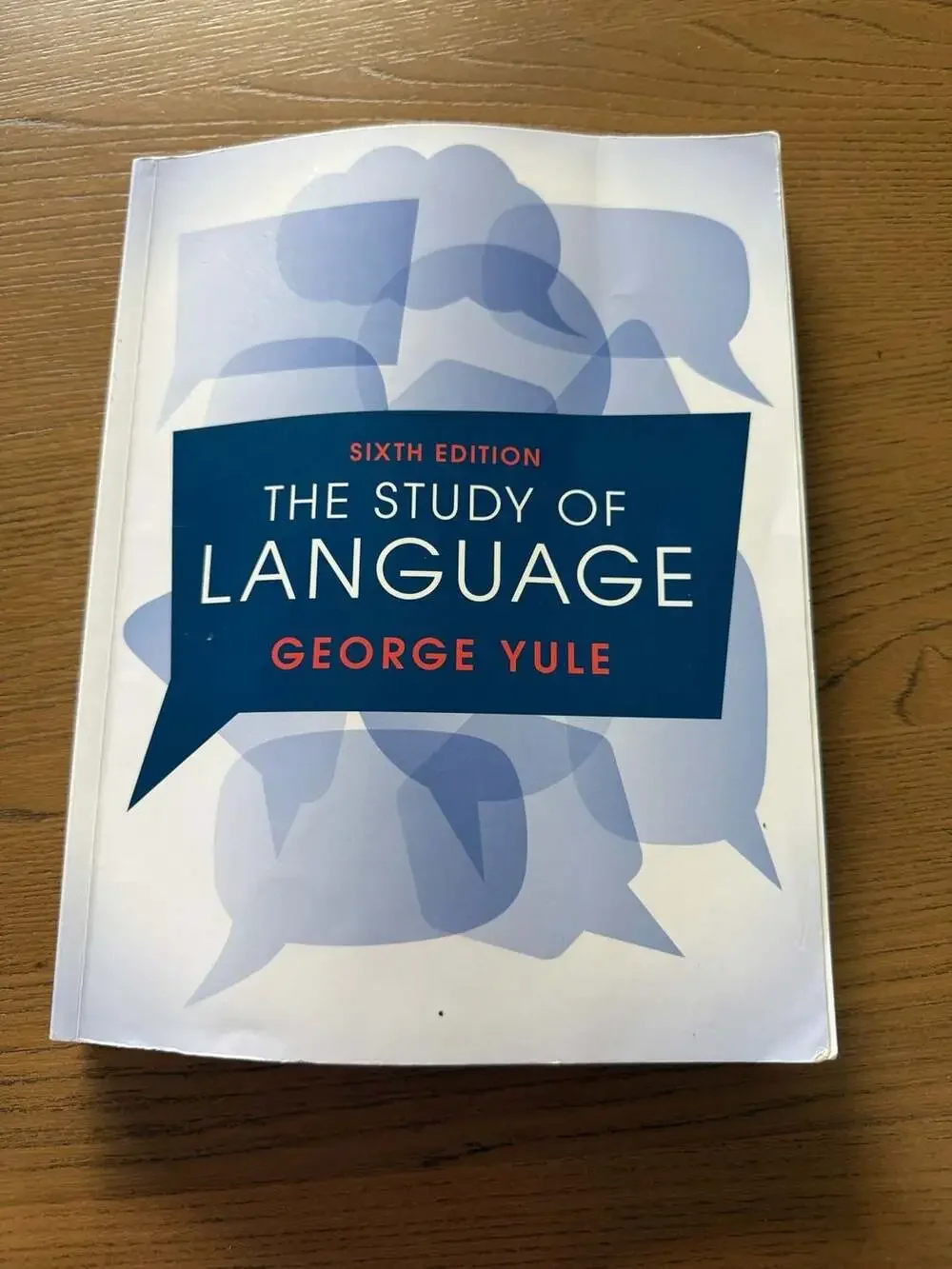 The Study of Language by George Yule Sixth Edition Paperback Textbook
